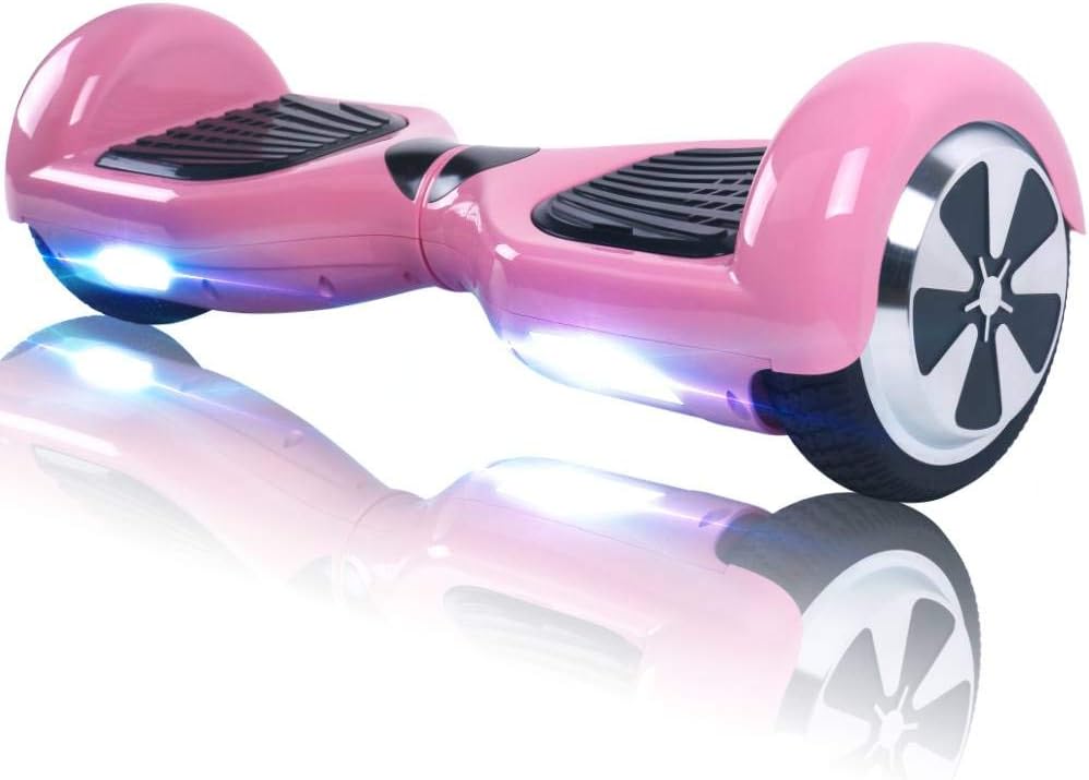 TOEU Hoverboard - Kids Super Gifts, 6.5 inch Self Balancing Electric Scooter, Off Road Adult Segway, Balance Board with LED Colorful Light
