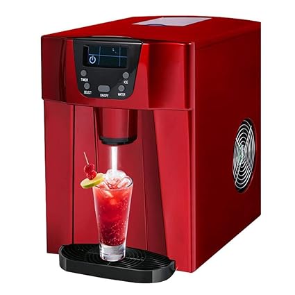 Tyuio 2 In 1 Countertop Ice Maker Water Dispenser Ready In 6min