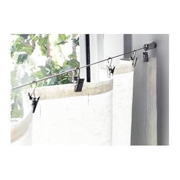 Buy Wire Cable Curtain Rod System With Clips By Q Q Online At Low