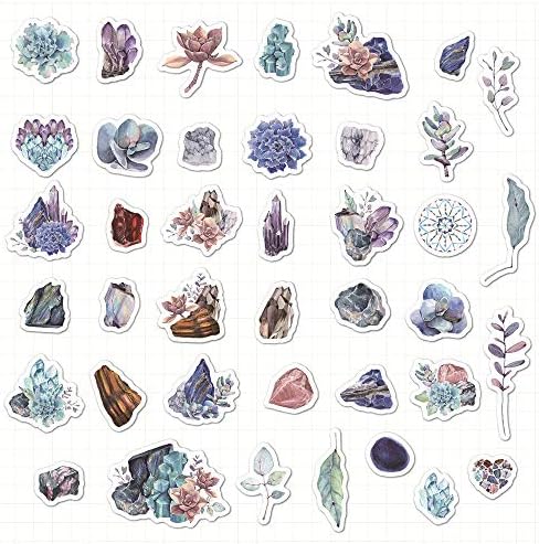 RARVIS 40 PCS Stickers Hand Account Stickers for Teens, Girls, Adults, Waterproof, Cute Notebook Decoration Stickers (20 Available)