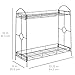 Best Choice Products 32-inch 2-Tier Indoor Outdoor Metal Multipurpose Plant Stand, Decorative Flower Pot Display Shelf Tray for Home, Backyard, Patio, Garden, Black