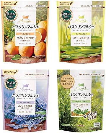 Amazon Co Jp限定 医薬部外品 バスクリン マルシェ 4種類の香りセット 入浴剤 無添加 480g 4