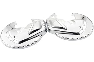 For Honda For Goldwing GL1800 2001-2014 F6B 2013-2017 Front Mount Chrome Brake Rotor Cover with LED Ring of Fire