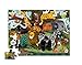 Crocodile Creek 36-Piece Jigsaw Floor Puzzle - Fun Floor Puzzles for Kids Ages 3-5 - Heavy-Duty Shaped Box for Storage - Jungle Friends - 27