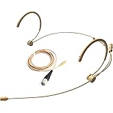 YPA 4016 Headset Microphone for Audio TECHNIA Wireless Bodypack Transmitters 4-pin cH-Style Screw-Down Connector