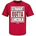 Nebraska Football Fans. Straight Outta Lincoln. Red T Shirt (Sm-5X)