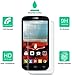 Aeiniwer Dmax Armor for Alcatel OneTouch (Fierce 2) Glass Screen Protector, [Tempered Glass] 0.3mm 9H Hardness, Anti-Scratch, Anti-Fingerprint, Bubble Free, Ultra-Clear