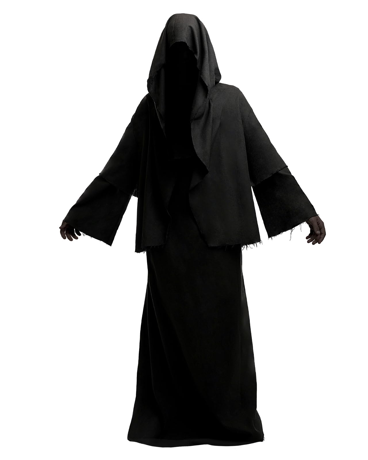 Funidelia Official Nazgul Costume - The Lord of The Rings for Men, Includes Hooded Robe, Size XL - Costume for Adults for Parties, Carnival and Halloween Black