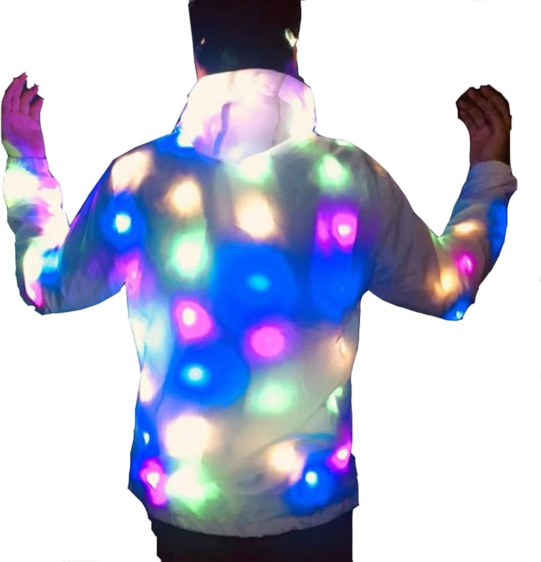 light up rave jacket