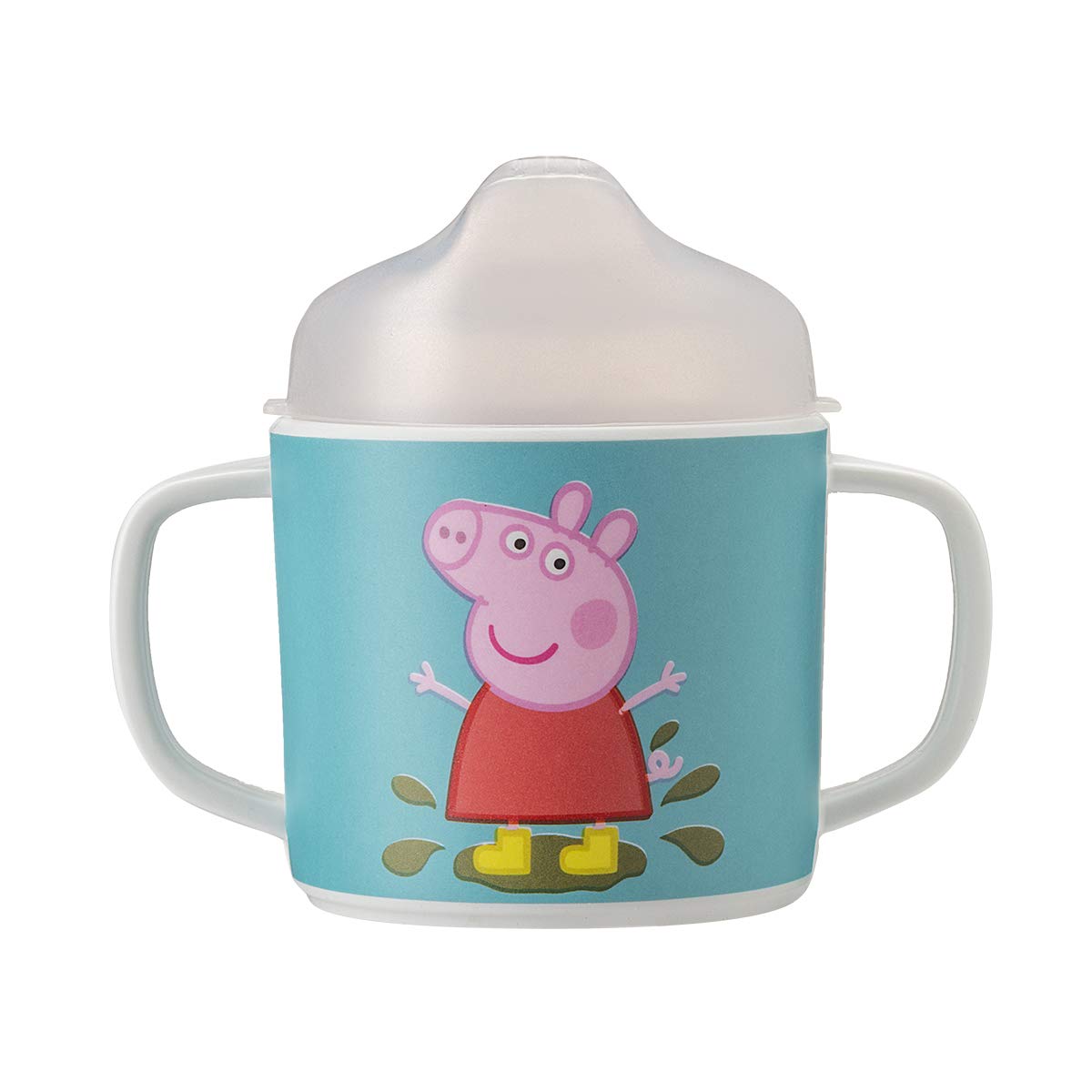 PEPPA PIG Petit Jour Paris - Double-Handled Cup with Anti-Slip Base!, Green, PI904K
