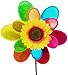 Wings® Rainbow Sunflower Triple Wheel Spinner Garden