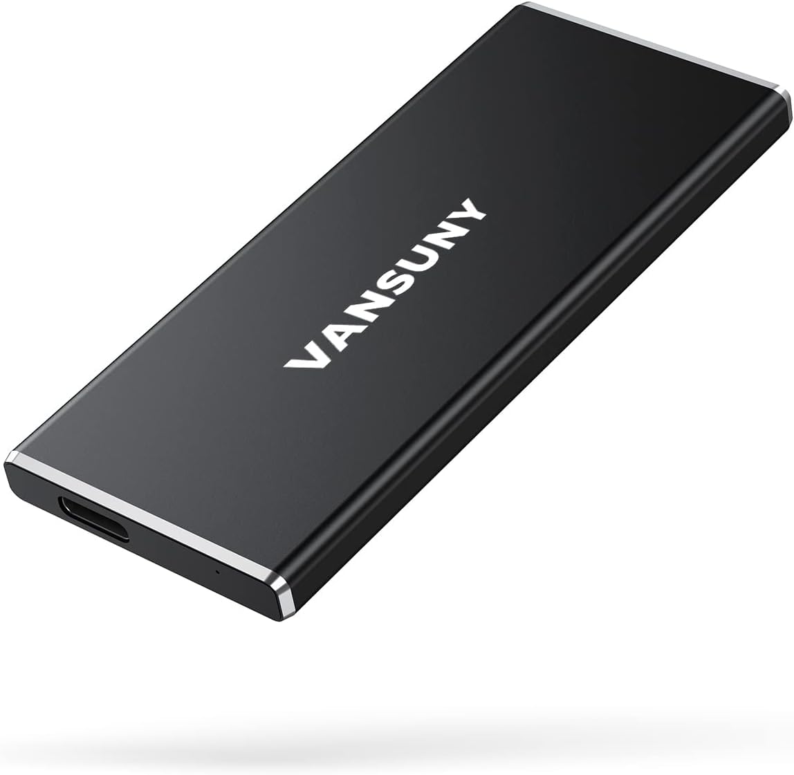 Photo 1 of Vansuny 2TB Portable External SSD, USB 3.1 Gen2 Up to 500MB/s Solid State Drive, Metal USB C Mini Portable External Hard Drive for PC, Laptop, Phones and More