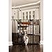 Carlson Pet Products Home Design Extra Tall Walk Thru Pet Gate with Small Pet Door, Includes Décor Hardwood, 4