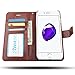 AMOVO Case for iPhone 7 Plus [2 in 1], iPhone 7 Plus Wallet Case [Detachable Wallet Folio] [Premium Vegan Leather] iPhone 8 Plus Wallet Case (iPhone 7 Plus&8 Plus (5.5
