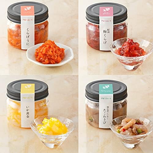 Amazon 御中元 ギフト 四選 なぎさ くらげうに 梅くらげ いか黄金 明石沖いいだこ たこわさび 珍味詰合せ プレゼント 珍味 かね徳 魚卵 通販