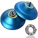 MAGICYOYO Professional Alloy yoyo K7 Responsive Yo Yo with Yoyo Bag + yoyo Glove+ 5 Yoyo Strings (Blue)