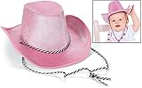 Fun Express Small Toddler-Sized Pink Cowboy Hat, 17 3/4