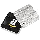Amazon.com $50 Gift Card in a Diamond Plate (Classic Black Card Design)