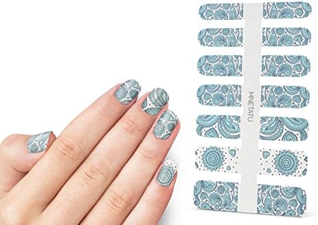 Nail Decals, Nail Tattoos Stickers, Water Nail Decals, Gold and Colorful Designs, Very easy to use for manicure. Each pakage consist Decals for 14 fingers. Brand MneTatu (The Snow Queen)