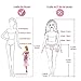 UCanaan 39Pcs Doll Clothes and Accessories for 11.5'' Barbie Dolls (Includes 10 Set Random Pattern Casual Fashion Dresses + 10 Pairs Shoes + 10 Hangers + 5 Pcs of Bags + 4 Sling Clothes)