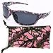 VertX Womens Pink Polarized Camouflage Sunglasses Sport Fishing Hunting w/ Free Microfiber Pouch