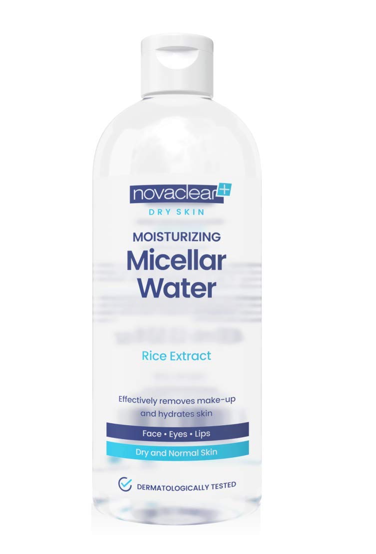 Novaclear Moisturizing Micellar Water with Rice Extract. • Hydrates & balances • Removes makeup & impurities • Refreshes your skin 400 ml
