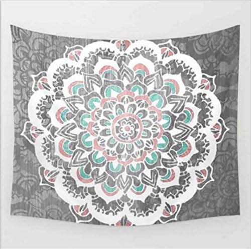 Blesser Indian Elephant Tapestry Aubusson Colored Printed Decor Mandala Tapestry