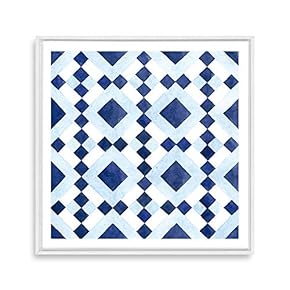 Framed Canvas Wall Art Geometric Figure Canvas Prints Home Artwork Decoration for Living Room,Bedroom - 24x24 inches