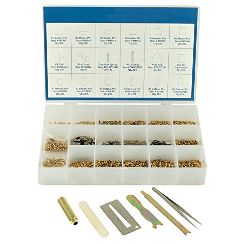 Kwikset Keyway Rekey Locksmith Rekeying Pin Key Tool Key Kit 200