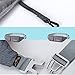 WATERFLY Fanny Pack Slim Soft Polyester Water Resistant Waist Bag for Man Women Carrying Iphone 8 Samsung S6
