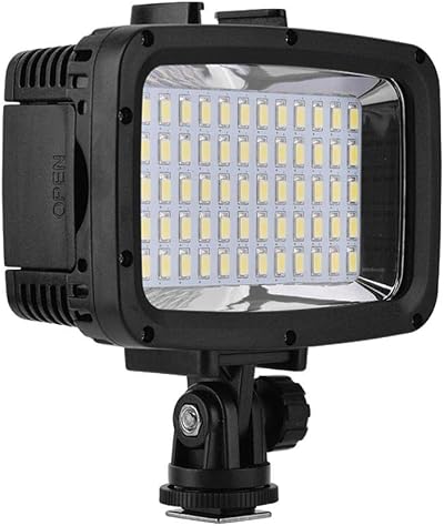 Qinlorgo Waterproof LED Video Light 40m Diving Camera Smartphone Fill Lamp 1800
