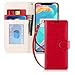 FYY for iPhone 8 Plus Case/iPhone 7 Plus Case, PU Leather Flip Wallet Phone Case with Card Holder Wrist Strap Kickstand Protective Cover for iPhone 7 Plus/8 Plus 5.5