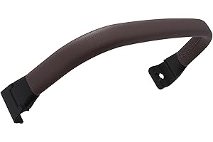 Joolz AER - Bumper Bar - Accessory for Stroller - Perfect Fit - Extra Comfort - Elegant Design - One-Hand Use - Easy to Attach - Ideal for Hanging Toys - Mid Brown Carbon