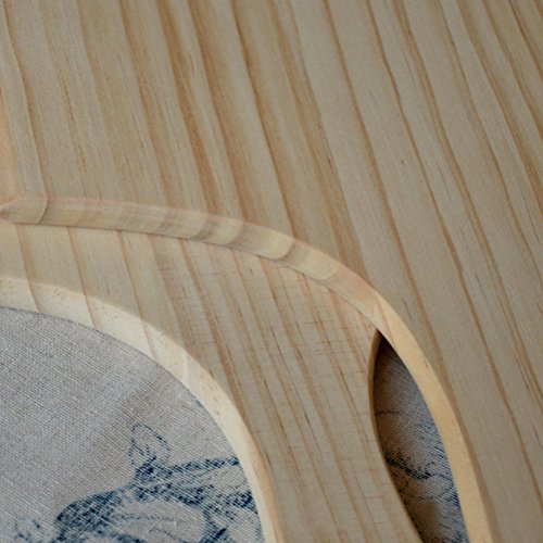 image for Ireav 10 Inch Natural Wooden Pizza Peel Charcuterie Board Pizza Spatul