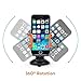 TaoTronics Car Phone Mount Holder, Windshield Dashboard Universal Car Mobile Phone Cradle for iOS Android Smartphone and More (Orange)