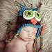 Newborn Baby Boy Girl Ear Flap Hat Knitted Cap Handmade Beanie