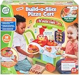 LeapFrog Build-a-Slice Pizza Cart Pretend Food Toy 30+ Pieces English view 2