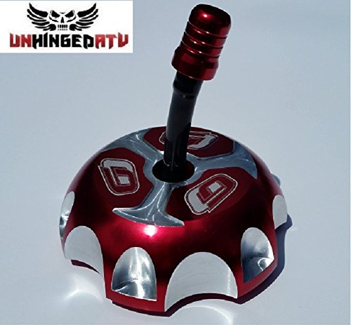 Yamaha Banshee YFZ450 YFZ450R/X Goldspeed Billet Gas Cap RED Unhinged ATV