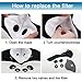 Dust Mask, RooRuns Running Mask Activated Carbon Filtration Exhaust Anti Pollen Allergy PM2.5 Dust-proof Mask for Biking, Woodworking, House Decorating and Other Outdoor Activities