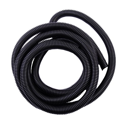 Gardner Bender FLX-3810 Split Flex Tubing, 3/8 In. X 10 Ft, Black