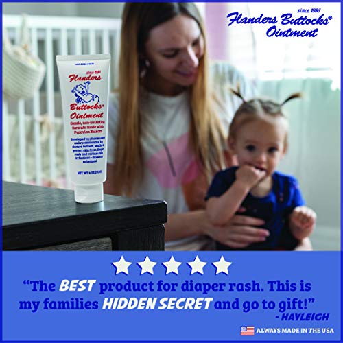 Flanders Buttocks Ointment Diaper Rash Cream, Treatment for Diaper Rash, Heat Rash, Chafing