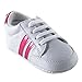 Luvable Friends Unisex Baby Crib Shoes, Pink Sneaker, 12-18 Months