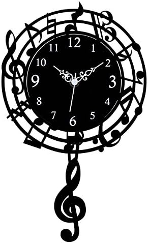 Ohnishi Ken Manufacturing Note Wall Clock Pendulum Clock Black G-1170BK