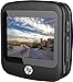 HP F230 Dash Cam, 2.0 Inch Windshield/Dashboard Full HD 1080P with G-Sensor Car DVR, Camcorder, Accident Video Recorder with 120° View Angle - Blue