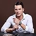 AIMAL Mens Sport Black Leather Strap - Quartz Wrist Watches - Chronograph Calendar and Waterproof
