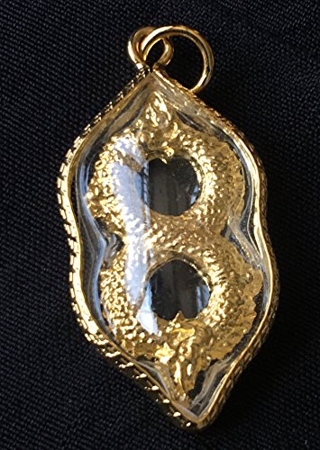 PHAYA NAK Naga Dragon Ouroboros Naga Tail Infinity Thai Buddha Amulet Thai Amulets Hanger, Thai Buddha Necklace, Thai Buddha Pendant, Charm Love Attraction, Lucky Powerful Paladkik Elephant Love Luck