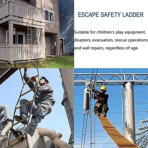Fire Escape Ladders 2 Story 16 Ft(5M) Emergency Rope Ladder With Safety