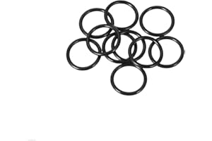 uxcell Nitrile Rubber O-Rings 22mm OD 17mm ID 2.5mm Width, Metric Sealing Gasket for Automotive Machine Plumbing, Pack of 10