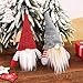 HGFLMR Vegan 4pcs/Set Christmas Handmade Swedish Gnome Santa Plush Doll Ornaments New Year Decoration
