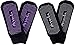 Veda Yoga & Pilates Socks for Women (2 Pairs) Non-Slip, Non-Skid Silicone Traction Grip (Large)